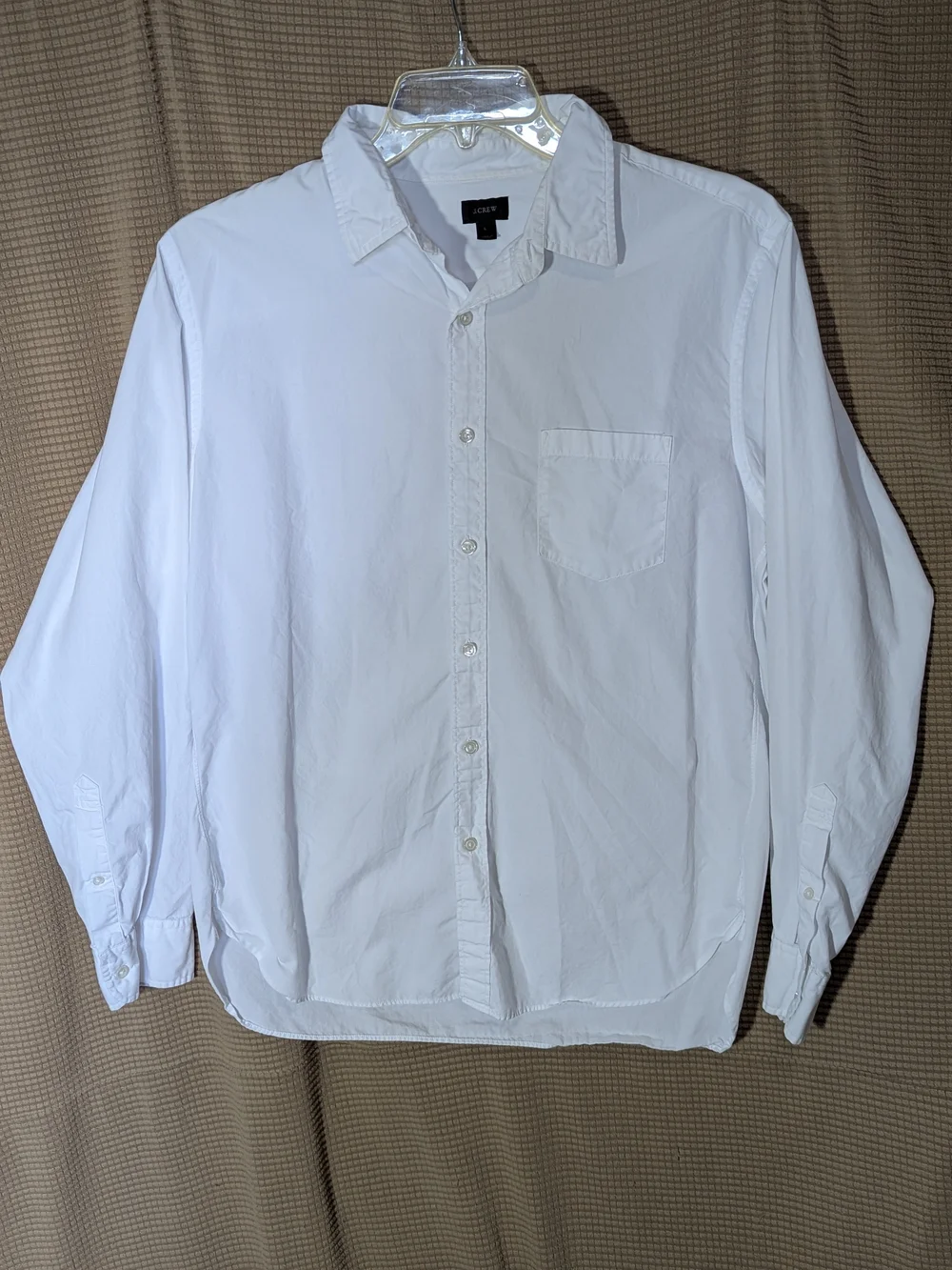 J. Crew Classic White Button-Down Shirt